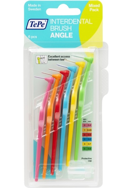 Arayüz Fırçası Angle Saplı Mixed Karışık Set