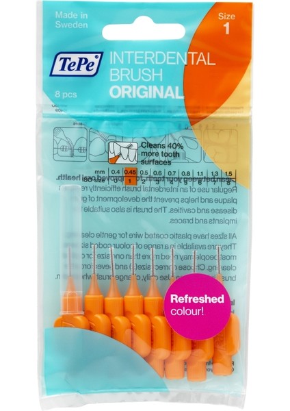 Arayüz Fırçası 0.45 Mm Turuncu 8'Li