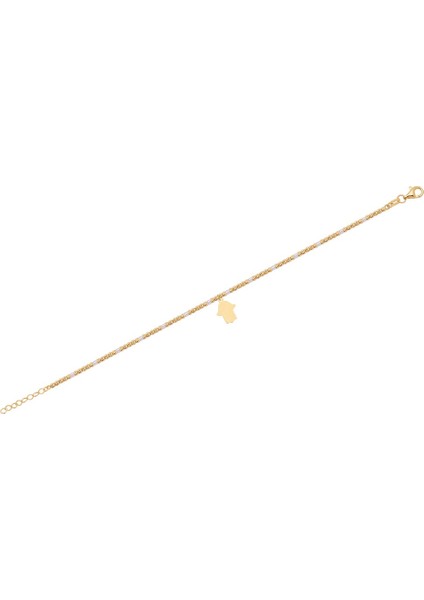 14 Ayar Sarı Altın Toplu Bileklik