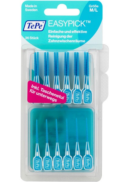 Easypıck (Mavi) Silikon Kürdan Medium-Large