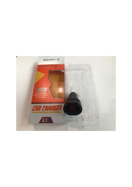 T-05M24 Siyah 3.1A 2usb Araç Şarj Cihazı