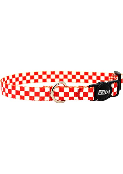 Candy Cane Kedi Boyun Tasması + Boğulma Önleyici Kilitli Zil