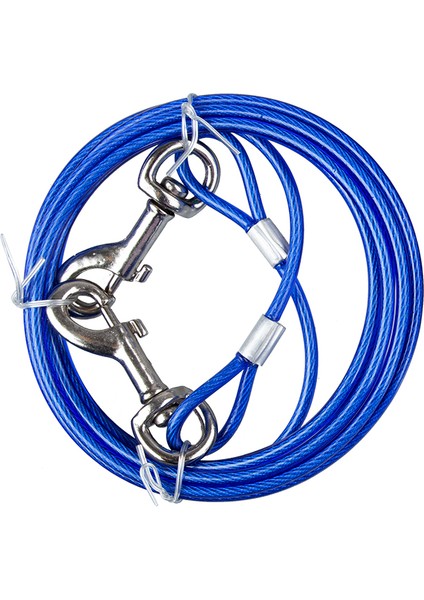 Pet Style Köpek Bahçe Bağlama Çelik Halat 5 mm / 3 Metre fiyatları