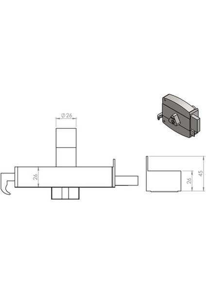 Tirajlı Kilit 140 mm 1152