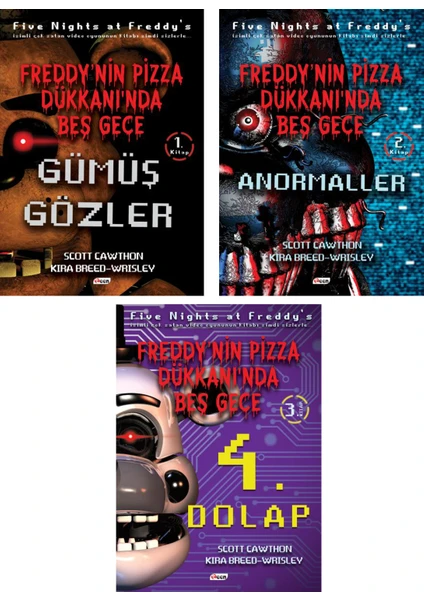 Freddy'nin Pizza Dükkanı'nda Beş Gece 3'lü Set - Scott Cawthon, Kira Breed-Wrisley