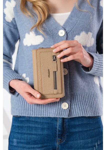 Kadın Ayarlanabilir Askılı Çok Bölmeli Sırt Çantası ve Cüzdan Kombini PBU4040-1006 fırsatları