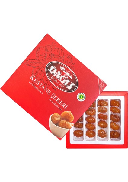 Kestane Şekeri Küçük Boy Sade Kestane Şekeri 250 gr