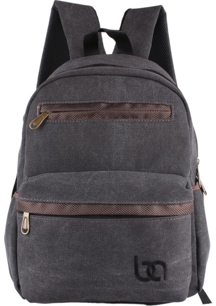 130 Kanvas Siyah Laptoplu Günlük Okul Sırt Çantası fırsatları