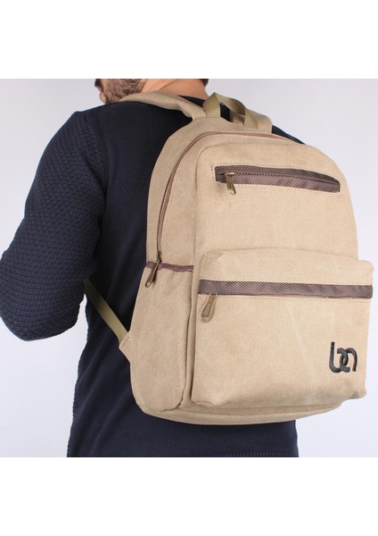 130 Kanvas Siyah Laptoplu Günlük Okul Sırt Çantası fırsatları