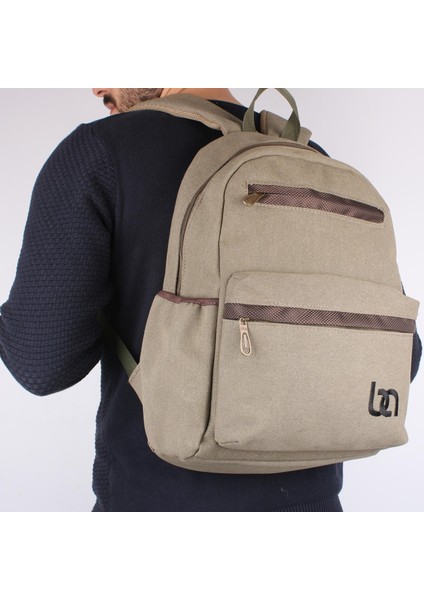 130 Kanvas Siyah Laptoplu Günlük Okul Sırt Çantası fiyatları