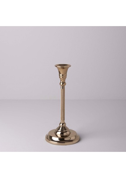 Armina Paslanmaz Çelik 24 cm Şamdan Gold