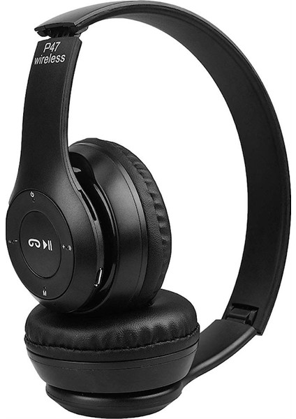 Wireless P47 Katlanabilir Bluetooth Kablosuz Kulak Üstü Kulaklık Airstorr