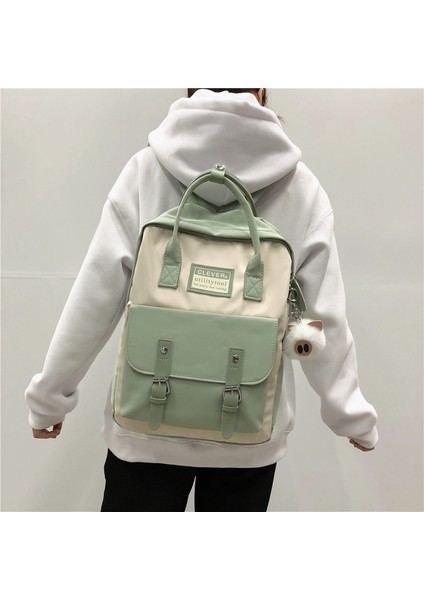 Kadınlar Naylon Sırt Çantası Şeker Renk Su Geçirmez Gençler Kızlar Için Okul Çantaları Patchwork Sırt Çantası Kadın Sırt Çantası Mochila (Yurt Dışından) fiyatları