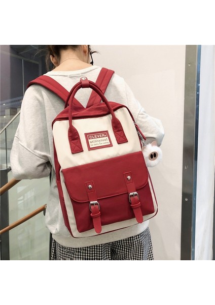 Kadınlar Naylon Sırt Çantası Şeker Renk Su Geçirmez Gençler Kızlar Için Okul Çantaları Patchwork Sırt Çantası Kadın Sırt Çantası Mochila (Yurt Dışından) fırsatları