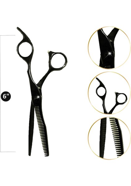 Nagasaki Profesyonel Berber Kuaför Efile (Ara) Makası 6" No 33