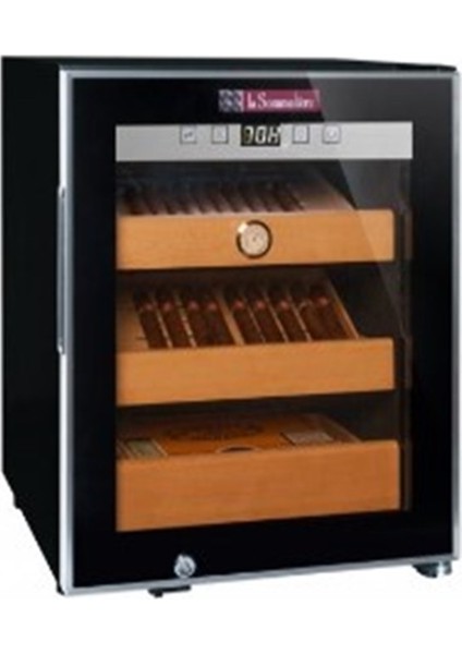 CIG251 Humidor 3 Bölmeli Puro Saklama Dolabı (200 Puro Kapasiteli)