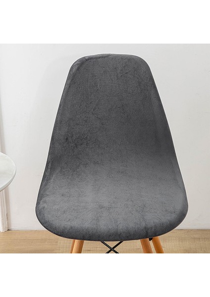 Kolsuz Sandalye Kapak Kutlamaları Düğün Yıkanabilir Jakarlı Slipcover Koyu Gri modelleri