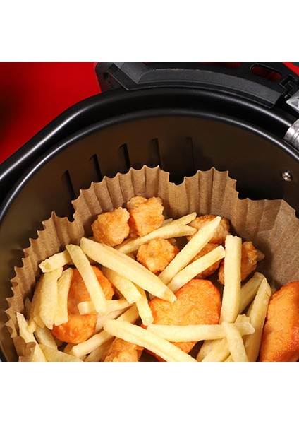 30 Adet Yui / Xiaomi / Philips / Kumtel Uyumlu Air Fryer Pişirme Kağıdı - Kahverengi (Yurt Dışından) fırsatları