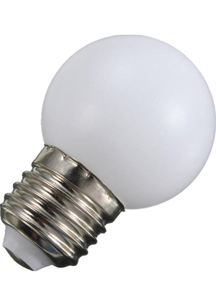 220 V 3 W E27 G45 Ampul Yuvarlak LED Topu Işık Vida Ev Lambası Sıcak Beyaz(Yurt Dışından)