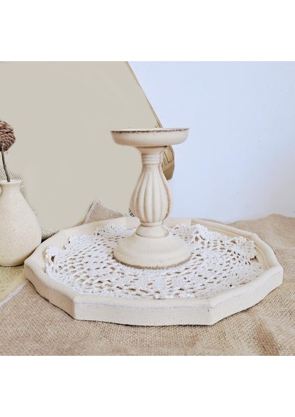 Baosity Rustik Standı Candlestick Atış Fişler Çiftlik Evi Iç Mekan ve Açık 10.5 × 17 cm(Yurt Dışından)