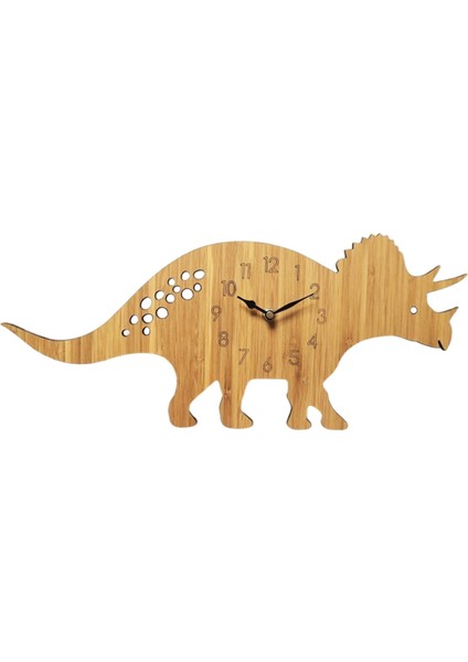 Dinozor Duvar Saati Mutfak Kuvars Oturma Odası Otel Izle Ev Dekor Saatleri Triceratops