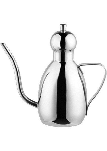 Paslanmaz Çelik Yağ Sirke Cruet Alkollü Depolama Şişesi Sirke Dağıtıcı - 0.35L