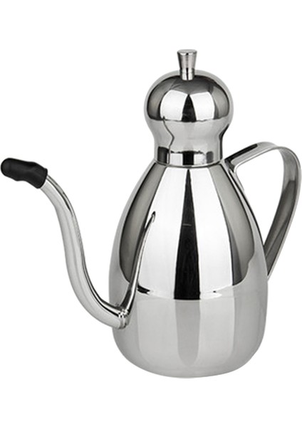 Paslanmaz Çelik Yağ Sirke Cruet Alkollü Depolama Şişesi Sirke Dağıtıcı - 0.35L