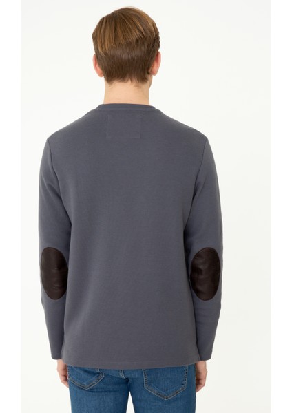 Erkek Antrasit Sweatshirt 50241367-VR006 fırsatları