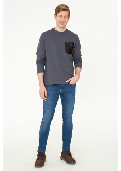Erkek Antrasit Sweatshirt 50241367-VR006 indirimleri