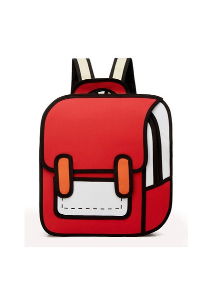 Ilkokul Öğrencilerinin Iki Boyutlu Özel Okul Çantası (Yurt Dışından)