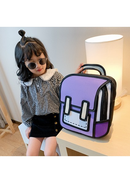 Ilkokul Öğrencilerinin Iki Boyutlu Özel Okul Çantası (Yurt Dışından) modelleri