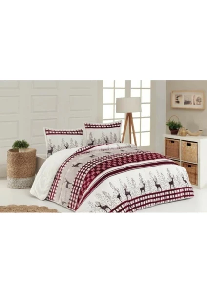 Comforter Çift Kişilik Yorgan Set - Deer Gri