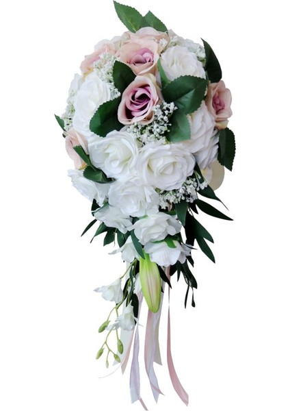 Düğün El Buketi Gelin Tutma Yapay Çiçek (Yurt Dışından) modelleri