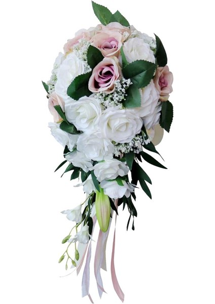 Düğün El Buketi Gelin Tutma Yapay Çiçek (Yurt Dışından) fırsatları