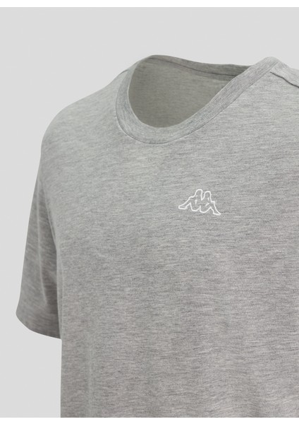 Cafers Erkek Gri Bisiklet Yaka Tişört modelleri