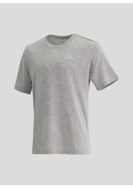 Cafers Erkek Gri Bisiklet Yaka Tişört fırsatları