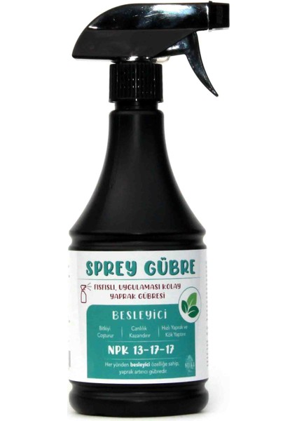 Hazır Sprey Besleyici Gübre (500 Ml) Bonsai Salon Bitkisi Orkide Sukulent