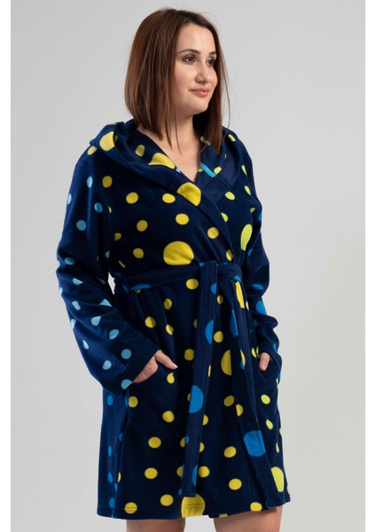 Loft Büyük Beden Polar Kapsonlu Uzun Kol Kısa Sabahlık fiyatları