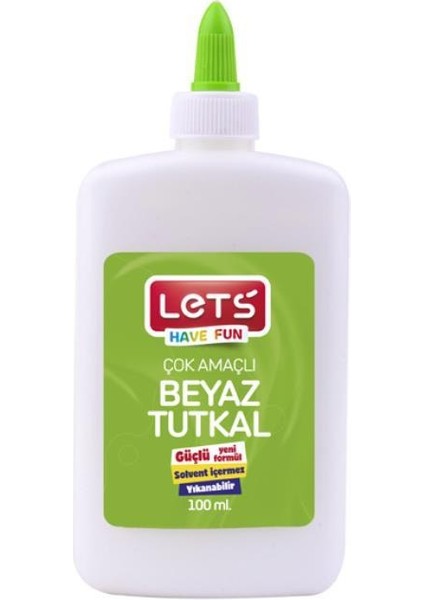 Lets Çok Amaçlı Beyaz Tutkal 100 ml L-10149