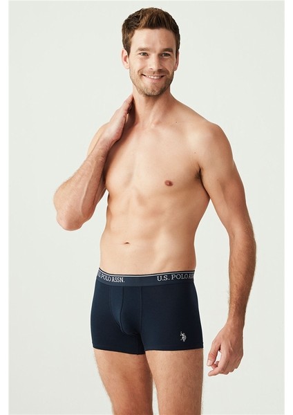 Erkek Lacivert - Gri Melanj - Indigo 3'lü Boxer modelleri