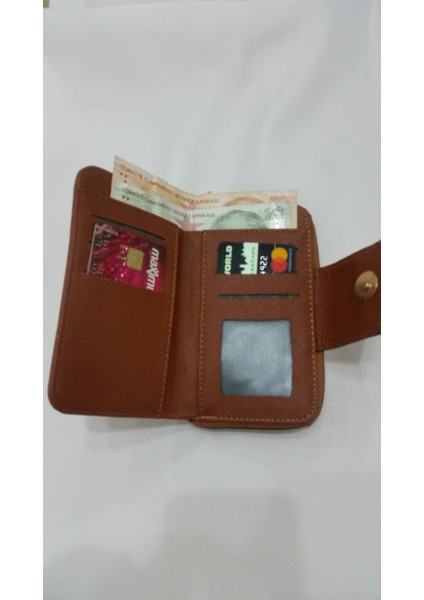 Kadın Taba Cüzdan Yıkanmış Deri modelleri