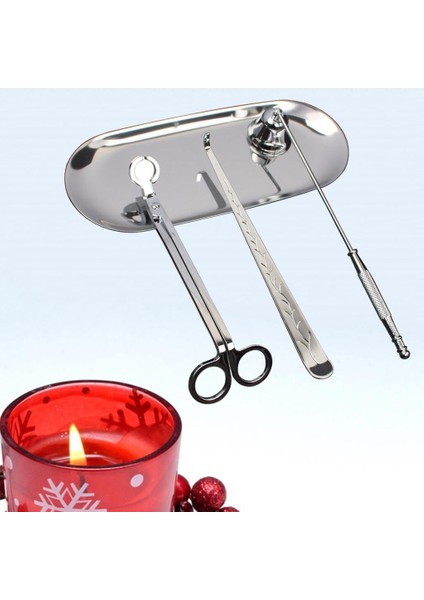 4x Paslanmaz Çelik Fitil Snuffer Araçları Mum Düzeltici Düğün Mum Yapımı Gümüş (Yurt Dışından) indirimleri