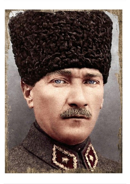 Mustafa Kemal Atatürk Portre Model Ahşap TABLO20X 30
