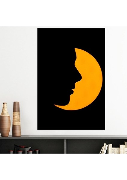 Moon And Face 30 x 40 cm Poster