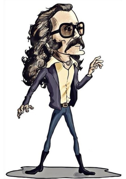 Cem Karaca 10X20 Mdf Poster