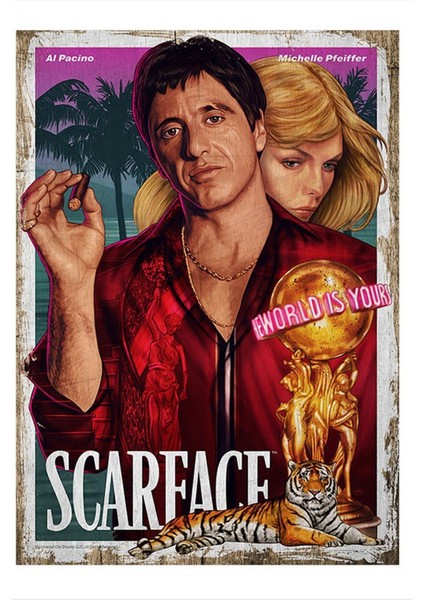 Scarface Mdf TABLO20X 30 fiyatları