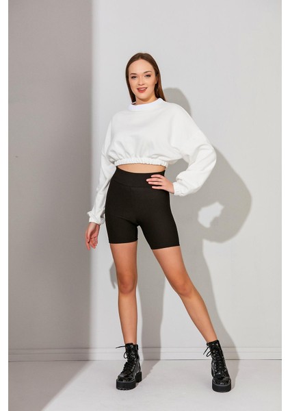 Alexandergardı Crop Sweatshirt (B22-110A01)