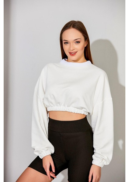 Alexandergardı Crop Sweatshirt (B22-110A01)