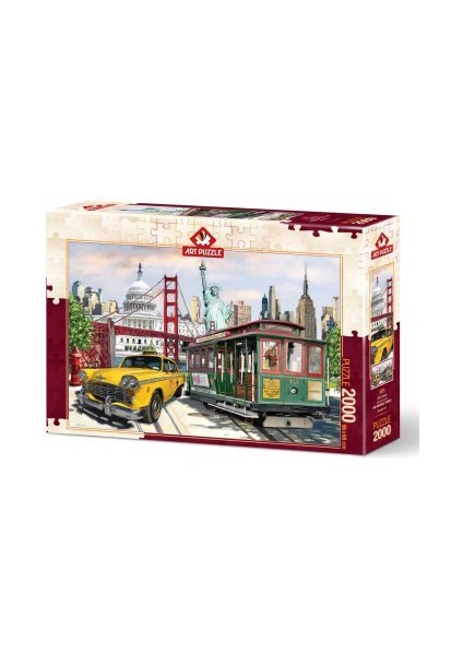 Kolaj Amerika 2000 Parça Puzzle fiyatları