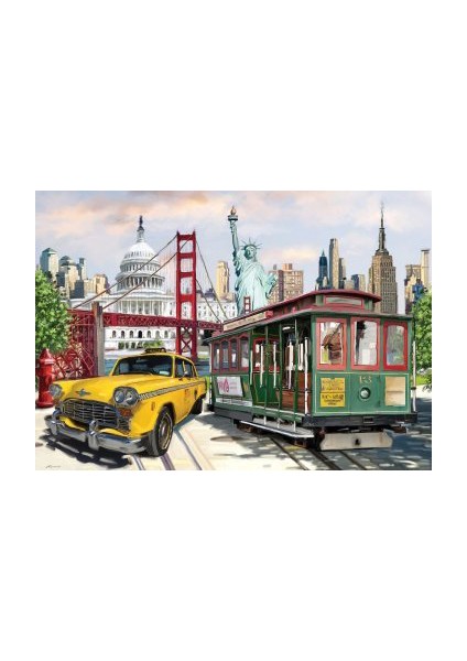 Kolaj Amerika 2000 Parça Puzzle